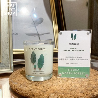 天然精油大豆香氛蠟燭 ✧ 檜木森林｜Scent Forest 香氛森林｜那個市集選品店｜That SELECT