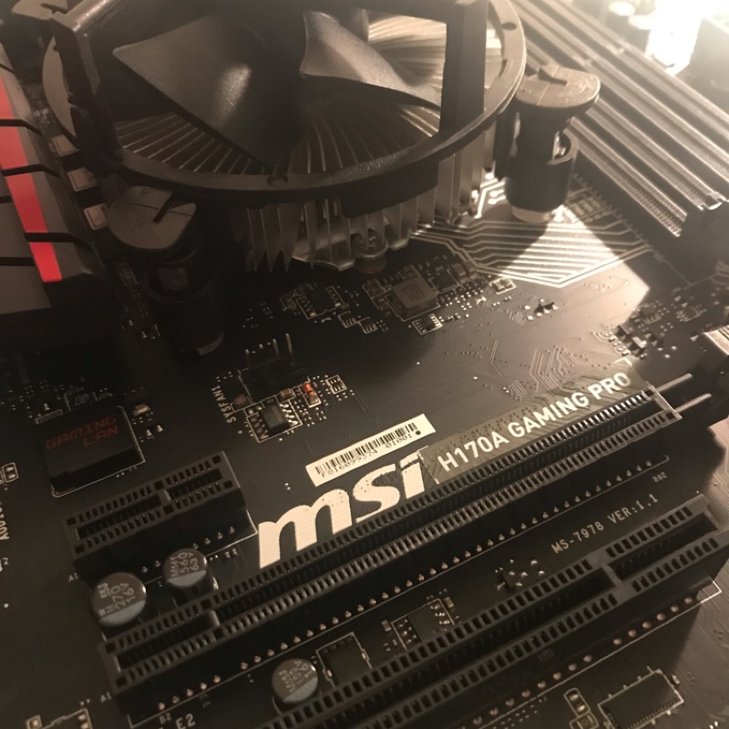 MSI H170A GAMING PGO +Intel(R) Core i5-6500 CPU 3.2GHz