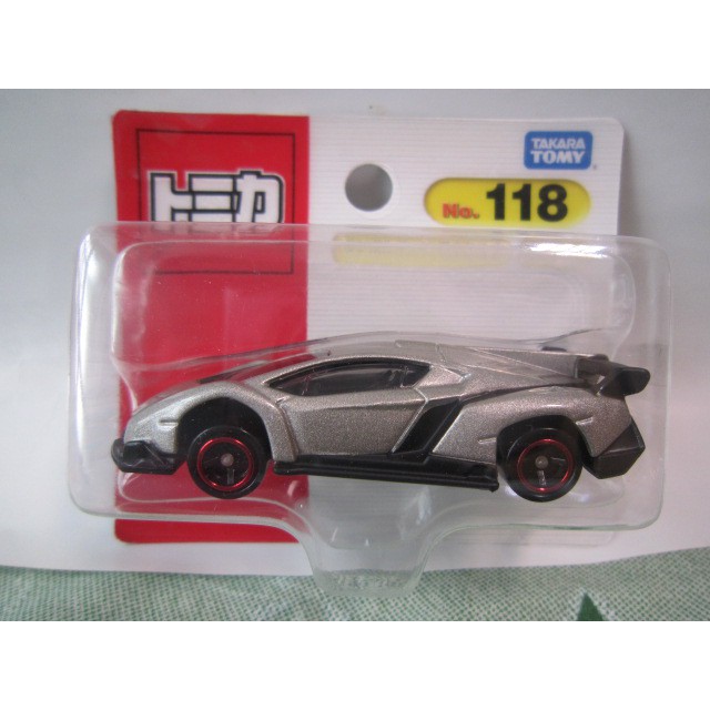 吊卡 運費依蝦皮TOMY 118 tomica 118 Veneno 藍寶基尼 藍寶堅尼銀色跑車 蠻牛大牛超跑 多美