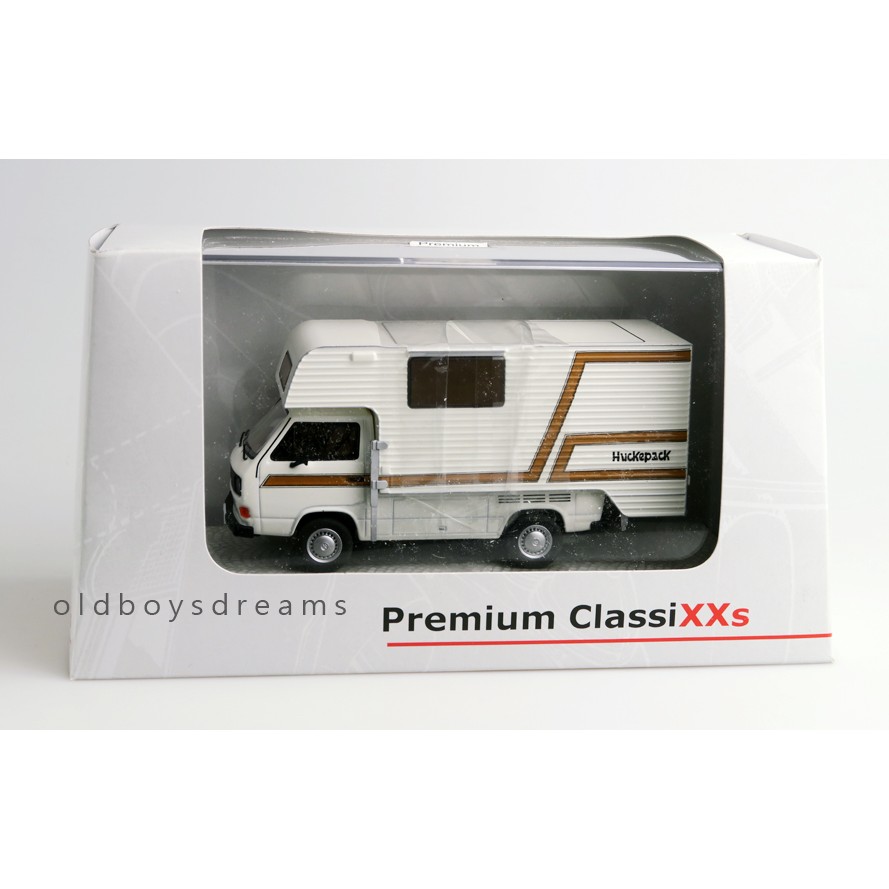 《過氣老男孩》Premium ClassiXXs 1/43 VW T3 Tischer-Camping 白
