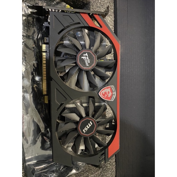 二手 nvidia msi gtx750 紅龍 2g 顯示卡