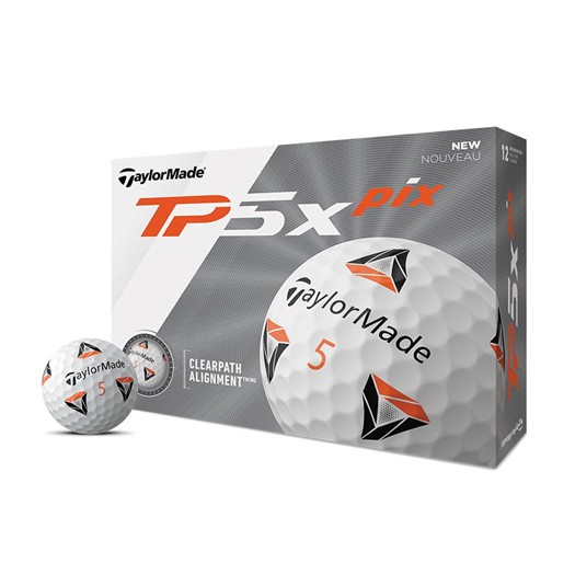 [小鷹小舖] TaylorMade TP5x Pix Golf Balls 泰勒梅 高爾夫 高爾夫球 五層球