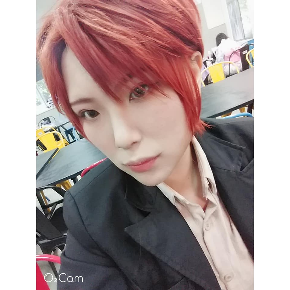 Cos Cosplay 魔法水果籃草摩紅野紅棕假髮bl 療傷遊戲靜真zoen 00 九淨襯衫 蝦皮購物