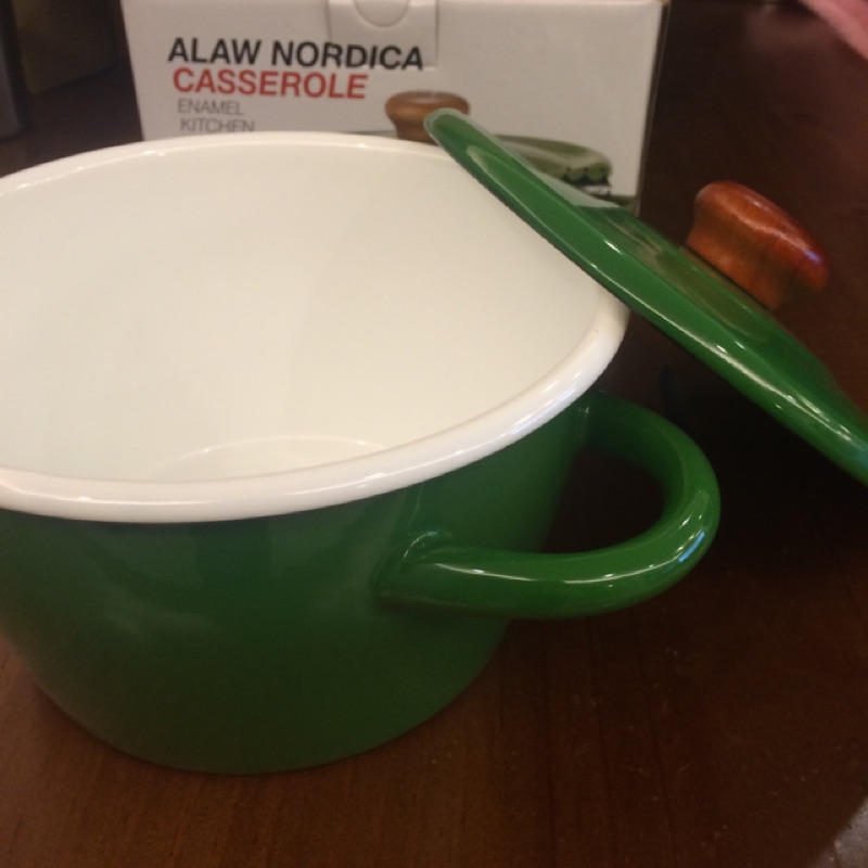 全新ALAW NORDICA classerole 日本森林綠琺瑯鍋
