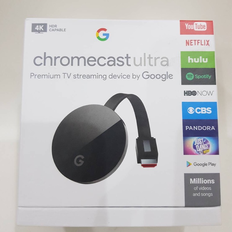 美國帶回 正貨 Google chromecast ultra 4K 高畫質 2017最新款 全新現貨