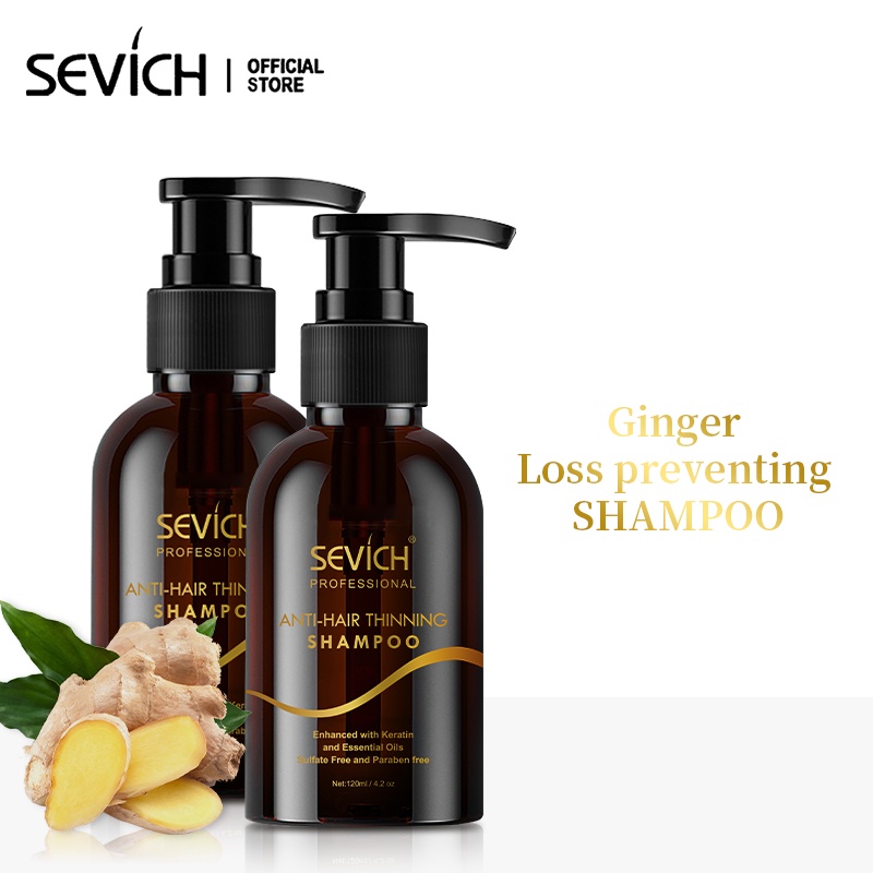 SEVICH 生薑洗髮精 防脫髮去屑控油無矽油護髮洗髮精 120ml