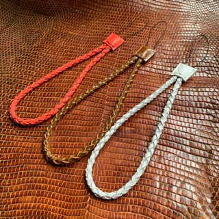 KHLS手工皮革-編織手機吊飾