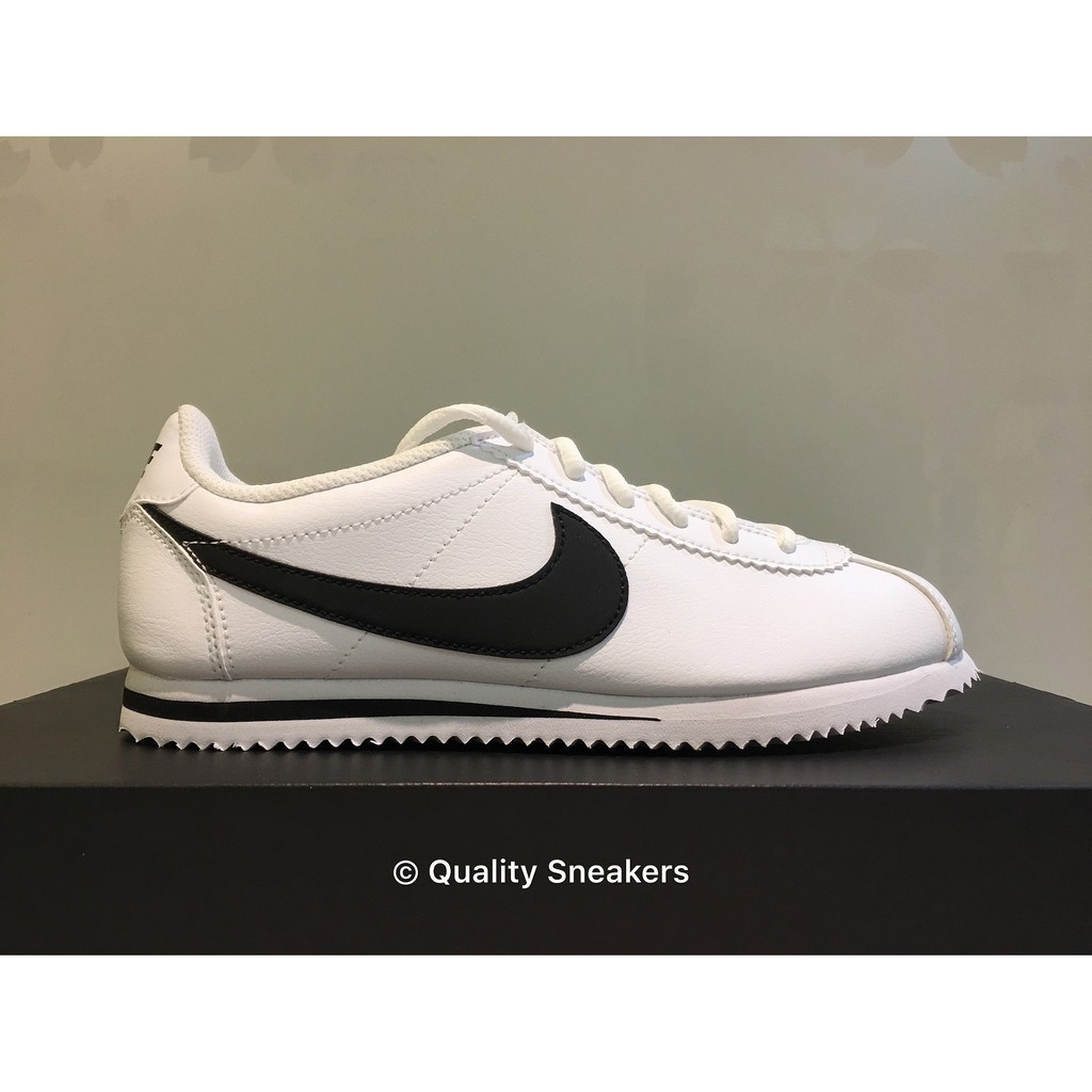 Quality Sneakers - Nike Cortez 黑白 白尾 阿甘鞋 女段 749482 102