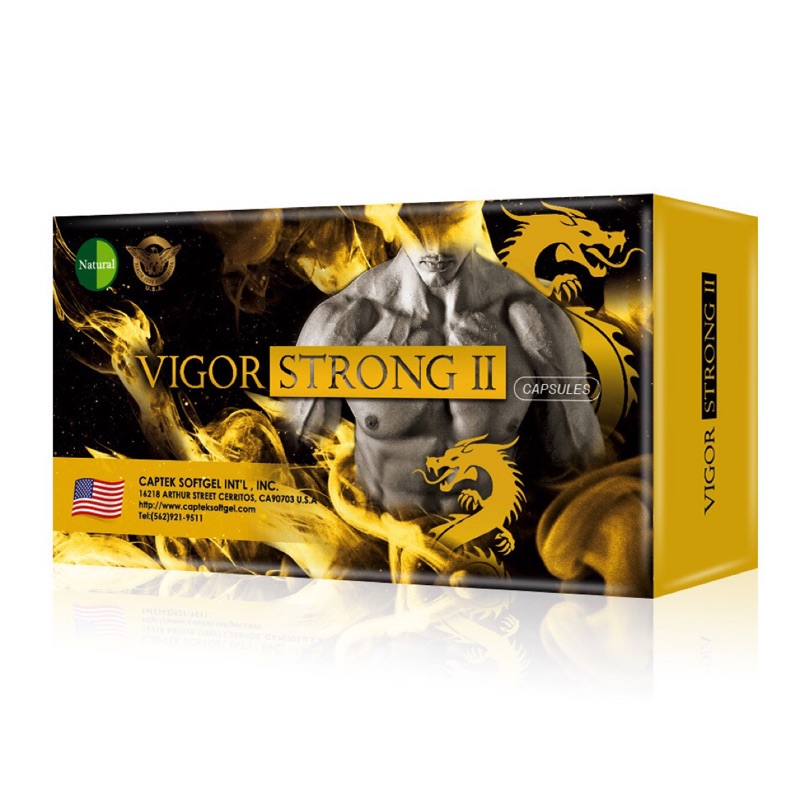 【NATURAL-D】 虎威力鐵支II軟膠囊 VIGOR STRONGII 鹿茸500MG+瑪卡500MG