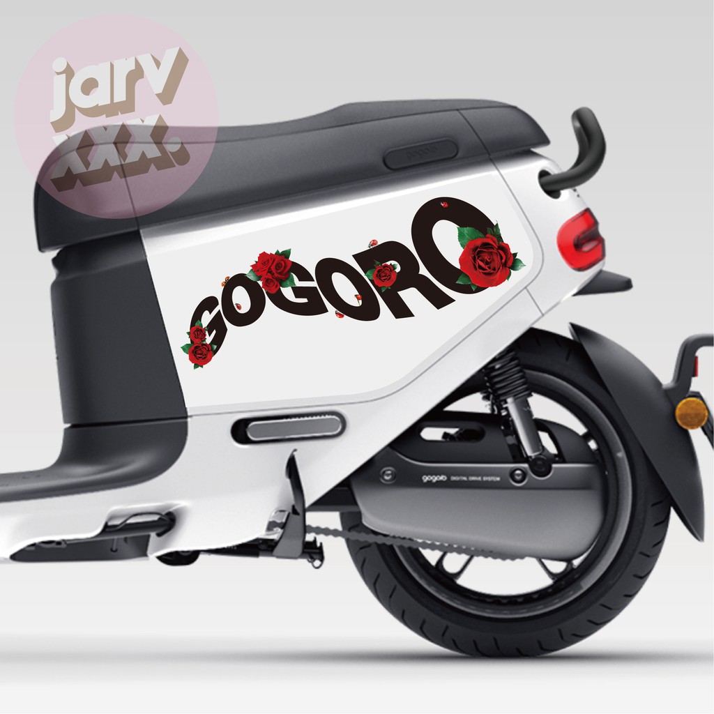 jarvxxx. 品牌概念設計 ROSES gogoro 玫瑰 Gogoro 2 創作面板 車貼設計