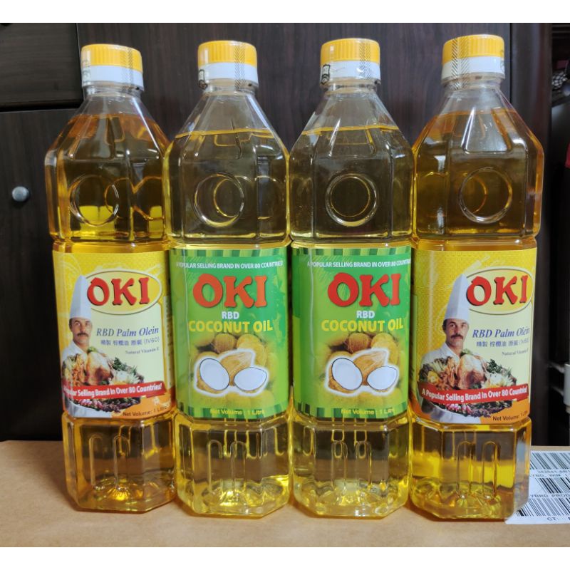 領券可享免運~OKI 食品級椰子油 食品級棕櫚油 紅棕櫚油 1000ml
