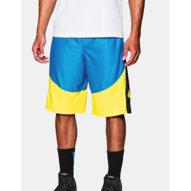 (5折出清) 美國 (UA) Under Armour HG 12吋 籃球短褲、籃球褲(1254397-428靛藍色)