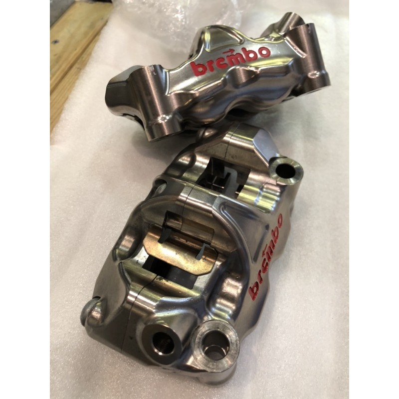 中古 Brembo Gp4rx 100mm CNC 鍍鎳 輻射卡鉗