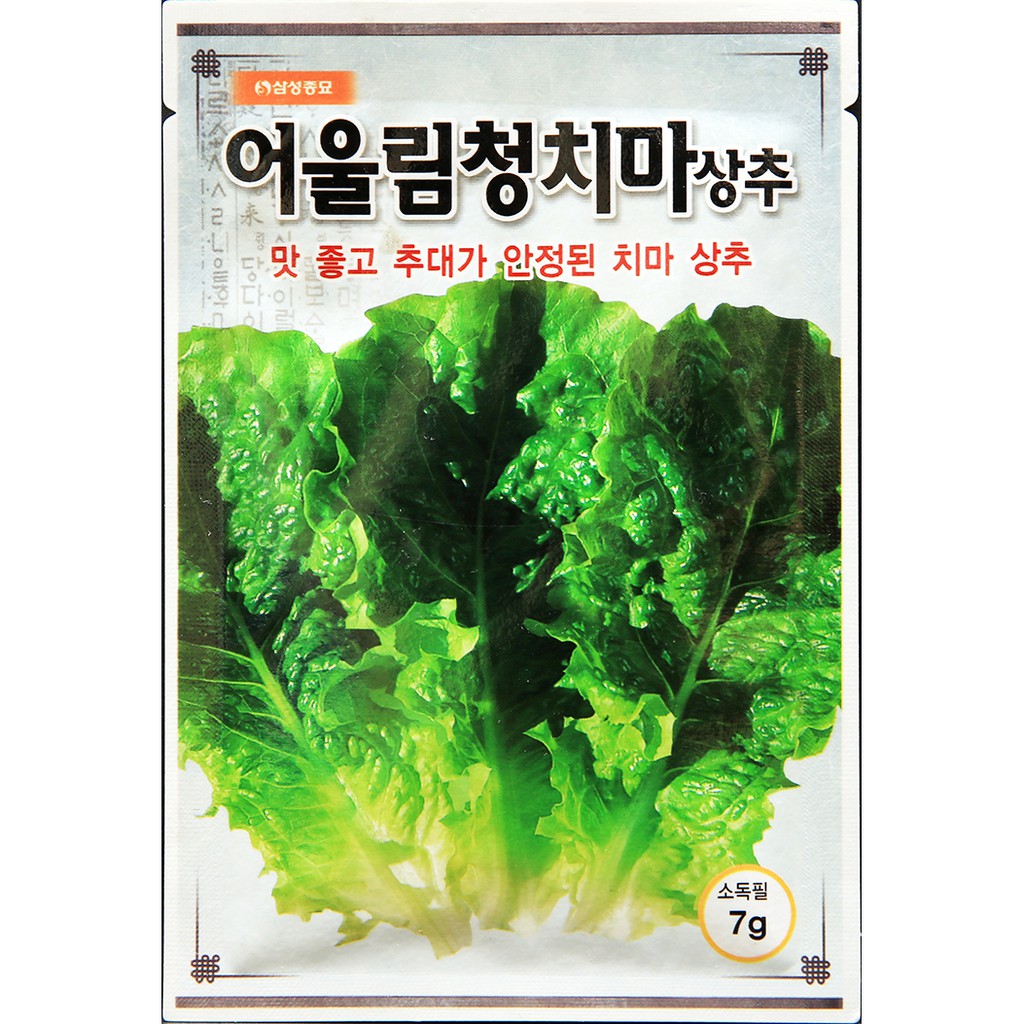 韓國烤肉最佳搭配 韓國綠裙生菜 韓國生菜原裝種子 100元100粒 (買二份發貨三份)(再贈送拇指西瓜種子)