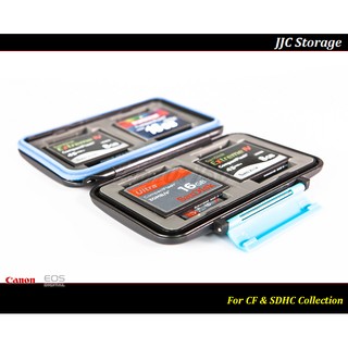 【限量促銷】正品-高質感塑鋼製 12片裝 記憶卡收納盒 (可放4片CF及8片SDHC).防水.防塵.防震