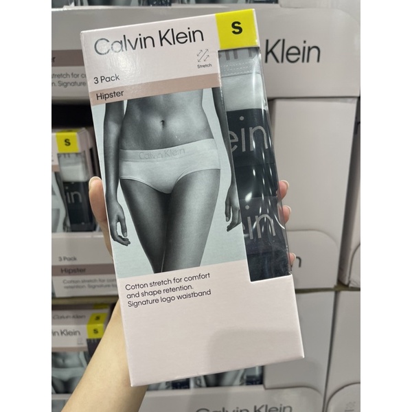 【現貨COSTCO代購】CK女彈性純棉內褲-Calvin Klein棉質內褲 3入組