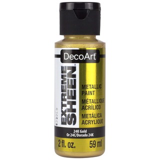DecoArt 24K 金色 59 ml Extreme Sheen 極致光澤 金屬顏料 - DPM04 (美國)