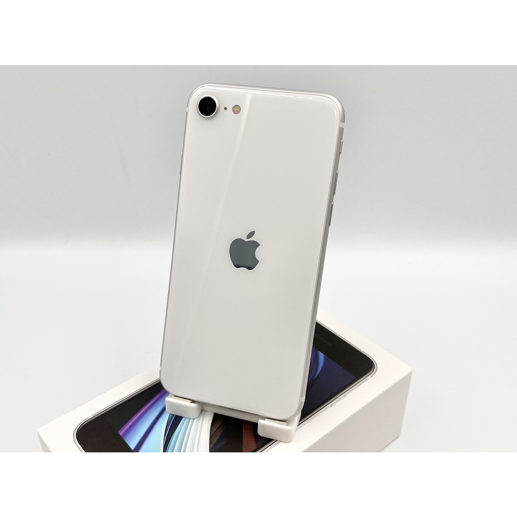 西屯逢甲二手機 吉米通訊 外觀漂亮 盒裝 Apple iPhone SE2 2020 128G 4.7吋 白色