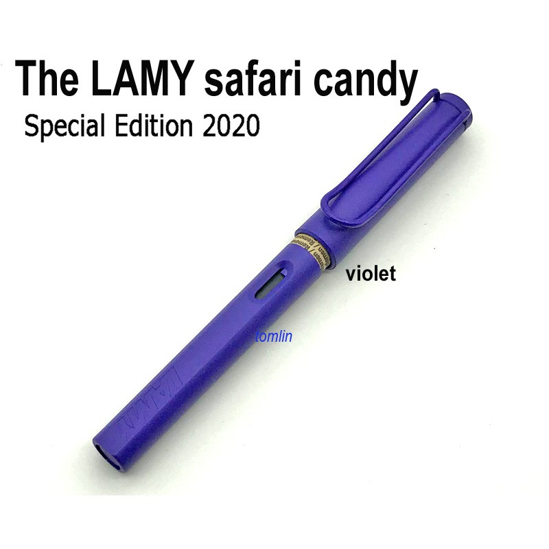 2020春天暖心色 : 德國 LAMY SAFARI CANDY 限定版鋼筆，有三色三尖可選。可加購墨水或卡水。