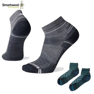 【SmartWool 美國】機能戶外全輕量減震低筒襪 中性灰 深鼠尾草綠 M L 戶外羊毛襪/登山襪 SW001611