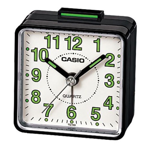 【CASIO】卡西歐 桌上型鬧鐘 TQ-140-1B  原廠公司貨【關注折扣】