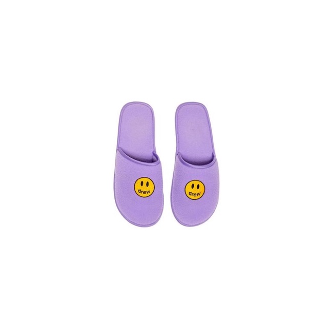 「預購賣場」Drew House 2021 室內拖鞋 室內拖 拖鞋 微笑 笑臉 小賈 白色 紫色 薰衣紫 Bieber