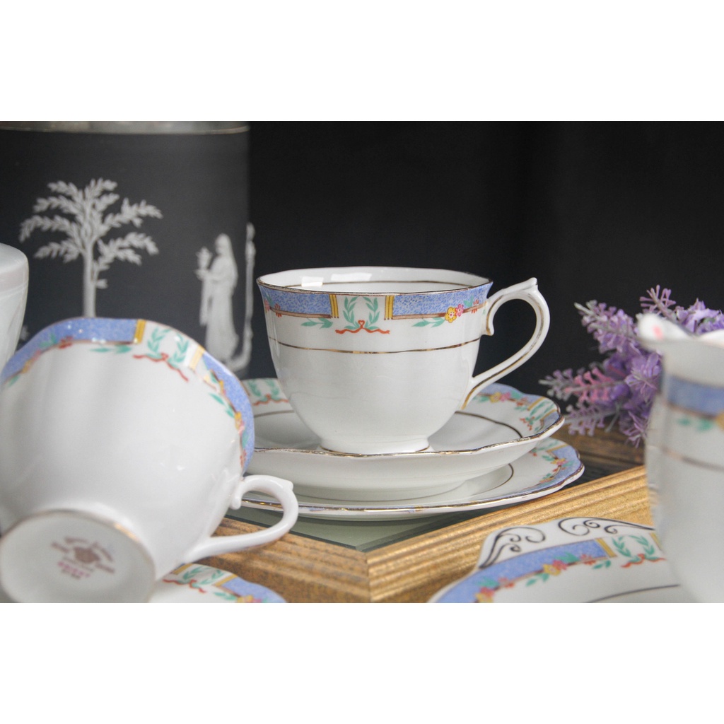 【旭鑫】Royal Albert Orient下午茶系列 1925年 英國 骨瓷 瓷器 茶杯 咖啡杯 蛋糕盤 E.18