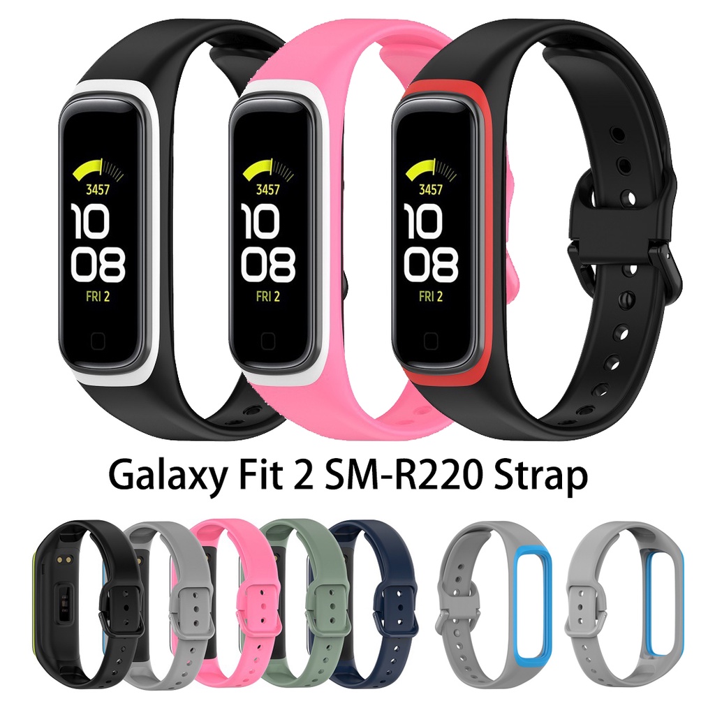 SAMSUNG 三星 Galaxy Fit 2 SM-R220 雙色錶帶 2021 新款軟錶帶錶帶