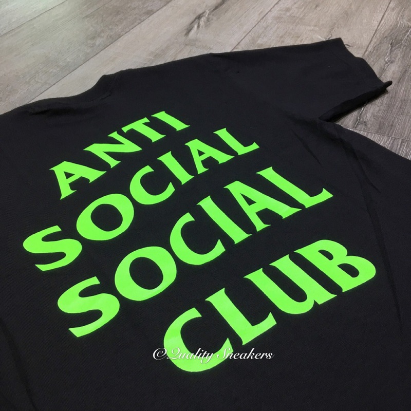 Quality Sneakers - Anti Social Social Club ASSC 亞洲 限定 黑綠 螢光綠