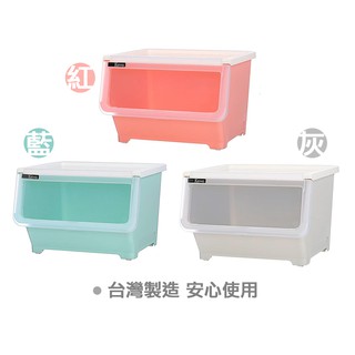 臺灣製造/TF677六入組維也納直取式收納箱38L/桃莉直取可疊式附輪收納箱/玩具收納/換季收納/小孩衣物收納/尿布收納