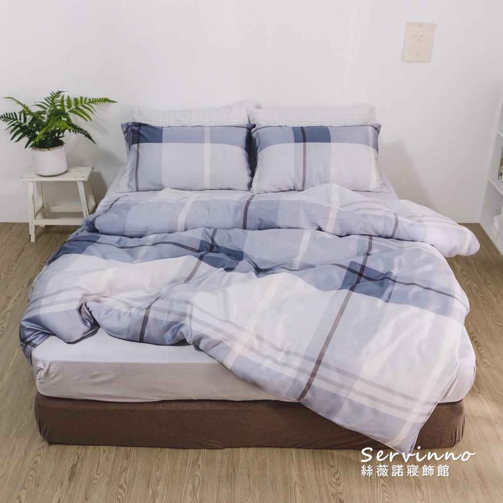 絲薇諾 格陵蘭 100%天絲40支床包鋪棉被套組/雙人/加大(台灣製)