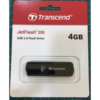 ..點子電腦-北投.◎ 創見usb 2.0 Transcend JetFlash 350 4G(4GB)隨身碟◎250元