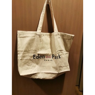 全新Eden Park 白色大型帆布袋