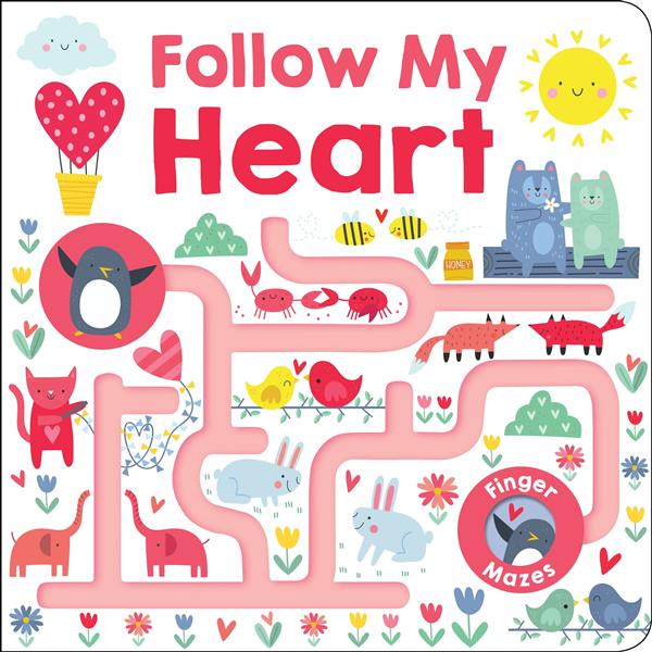 Maze Book: Follow My Heart (Finger Mazes)手指迷宮Follow Me 奇遇旅行【金石堂、博客來熱銷】