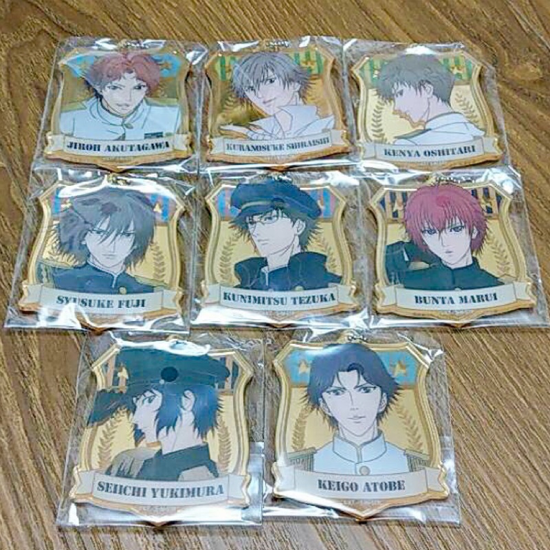 日版 網球王子 庭球浪漫 壓克力吊飾 手塚國光 跡部景吾 幸村精市 白石藏之介 不二周助 丸井文太 忍足謙也 芥川慈郎