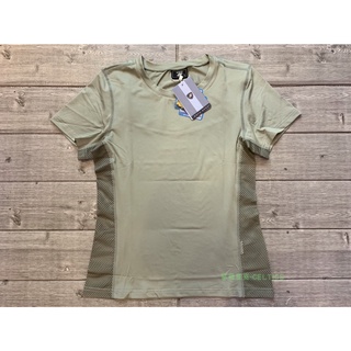 塞爾提克~SOFO 女生 微性感接網 運動短袖 合身版型 快排T恤 圓領 彈性速乾-抹茶綠-19007