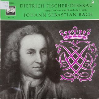古典黑膠 Dietrich Fischer Dieskau singt Arien aus Kantaten von