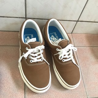 vans era 滑板鞋 咖啡色 帆布鞋