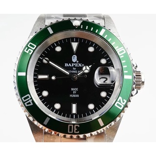 K Bapex Mens Bape 猿人金色限量款經典三眼猿人時尚腕錶 蝦皮購物