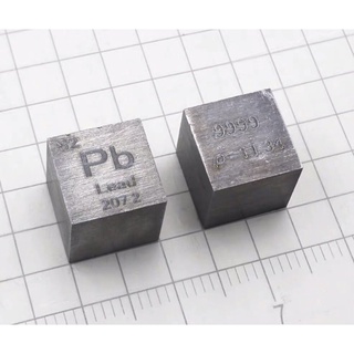 金屬鉛 周期表型立方體 10mm 重約11.3g Pb>=99.99%