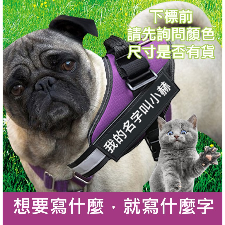 狗狗衣服胸背帶牽繩大型犬中型犬大狗中狗狗用品狗衣服汪星人創意狗繩自訂客製文字 蝦皮購物