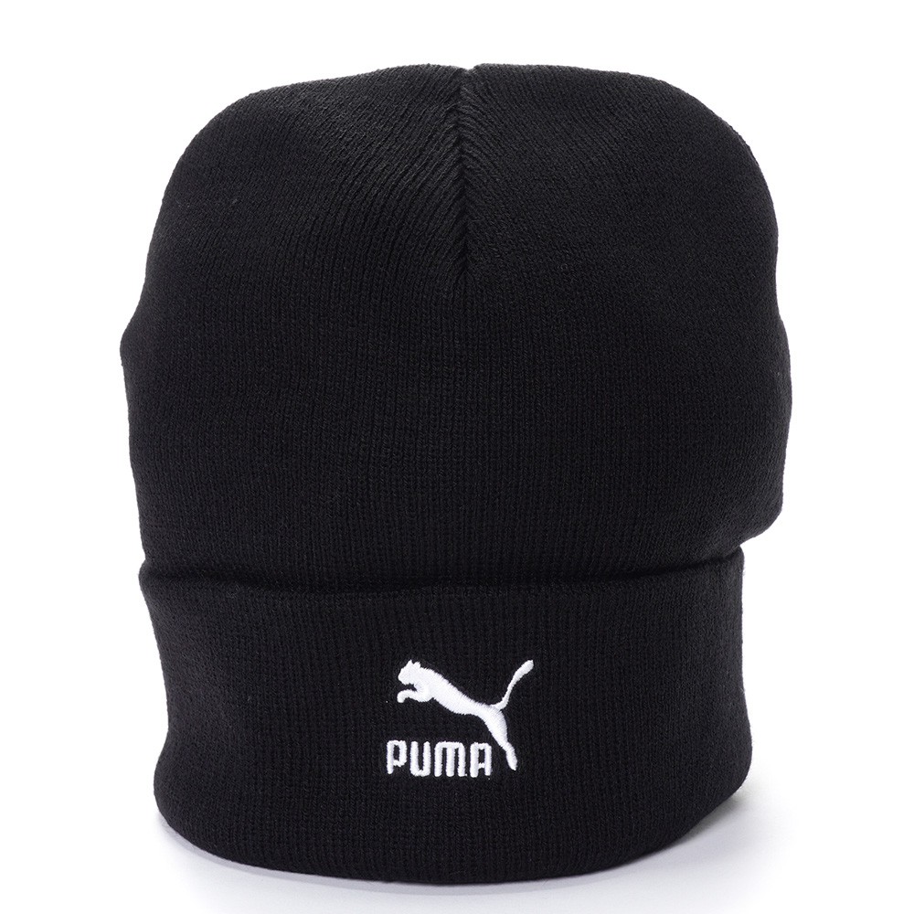 PUMA 流行系列 基本款 毛帽 全黑 02174001