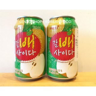 LENTO SHOP - 韓國 海太 HAITAI 水梨蘇打 水梨汽水 갈배사이다 Soda 355ml x 24入/箱