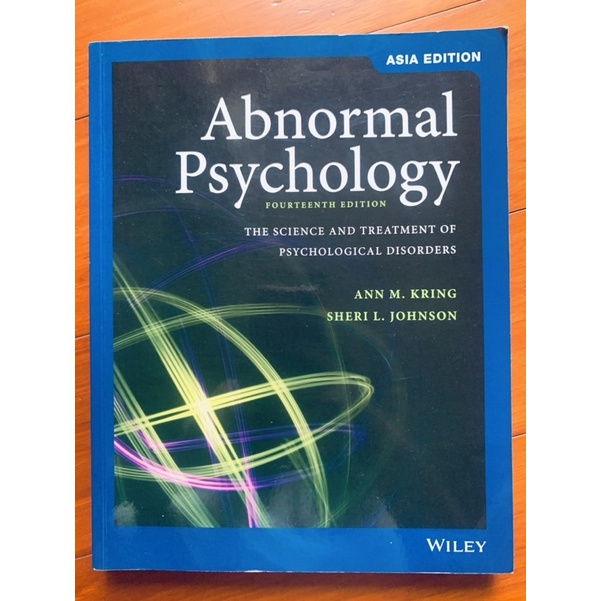 變態心理學—Abnormal Psychology (僅前8頁有少許註記、書況良好）輔大可面交