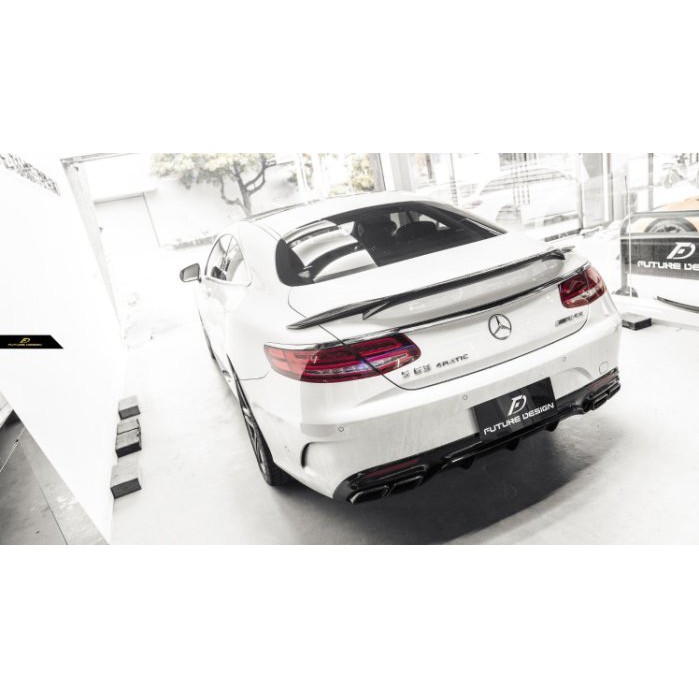 政銓企業 賓士benz C217 S217 S63 Amg 雙門專用r款抽真空高品質尾翼免費安裝 蝦皮購物