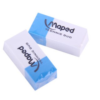 法國Maped 繪圖藍白磨砂橡皮擦 C2-11