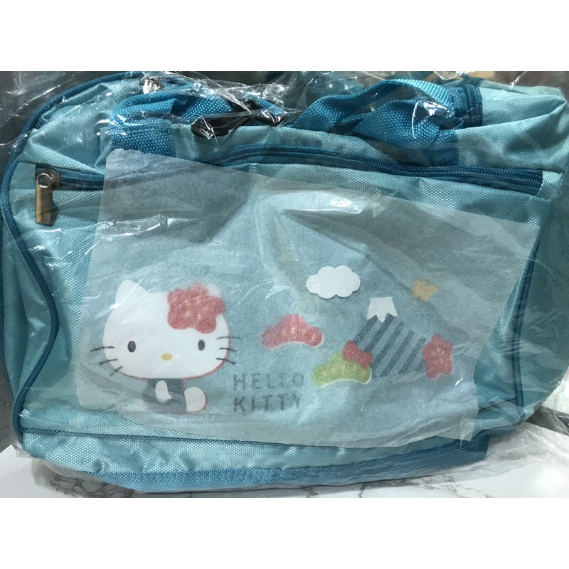 Sogo來店禮-Hello Kitty藍色旅行袋(全新）