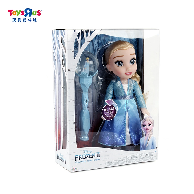 elsa doll with microphone