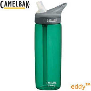 丹大戶外【CamelBak】美國eddy多水系列 600ml吸管水壺/不含雙酚A/醫療級材質製造 53527 翡翠綠