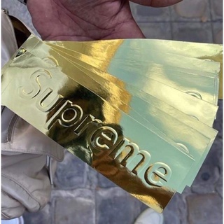 {OGC} 2022AW Supreme box logo sticker 金色 貼紙 開季商品